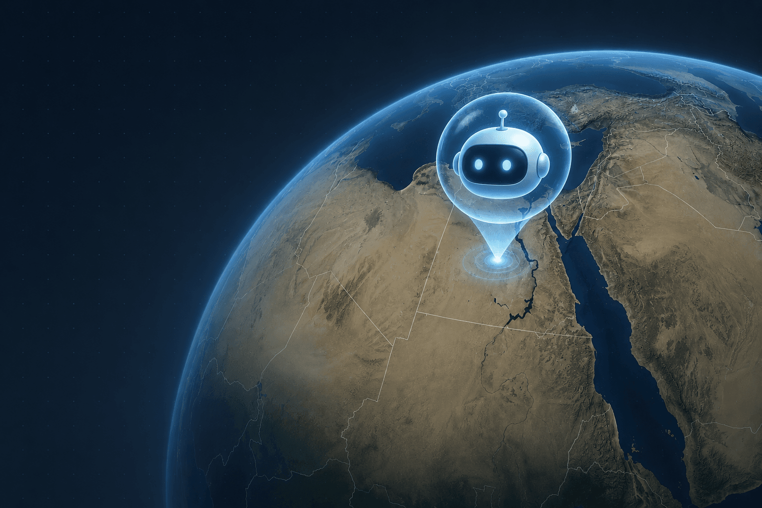 البحث على الخريطة